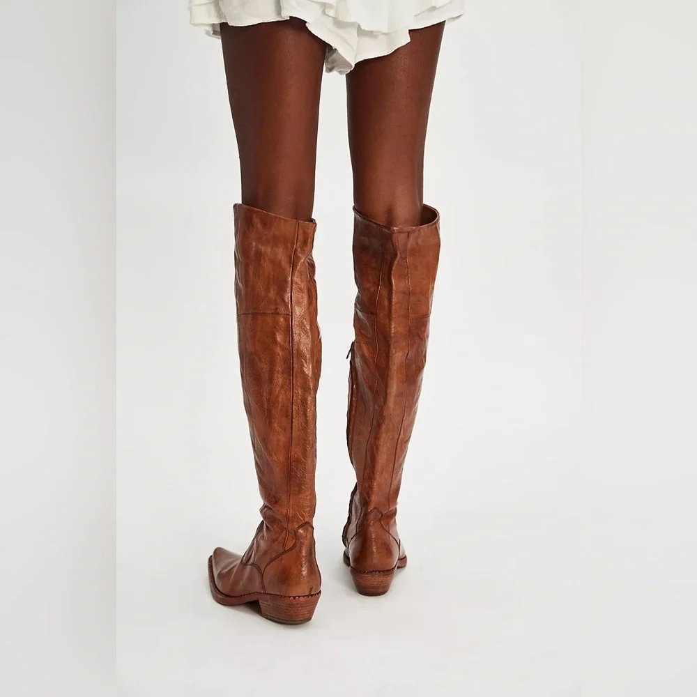 NEW FREE PEOPLE Maggie Over-The-Knee Tailored Boots